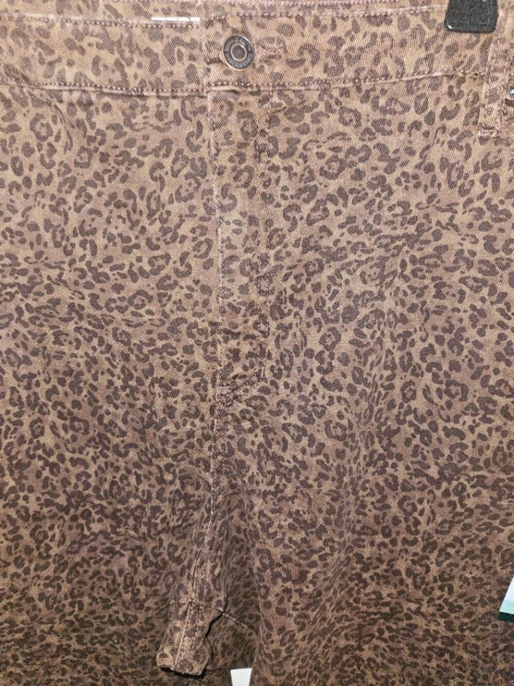 NWT Terra & Sky Cheeta print jeans Women's size 26W CUTE! FUN! - Picture 9 of 11